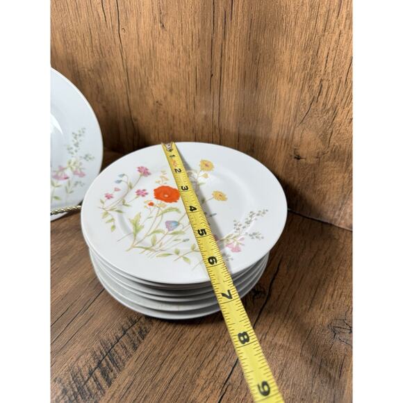 Set Of 8 Wilshire House Jepcor English Garden Bread Plates Japan China - Picture 2 of 4